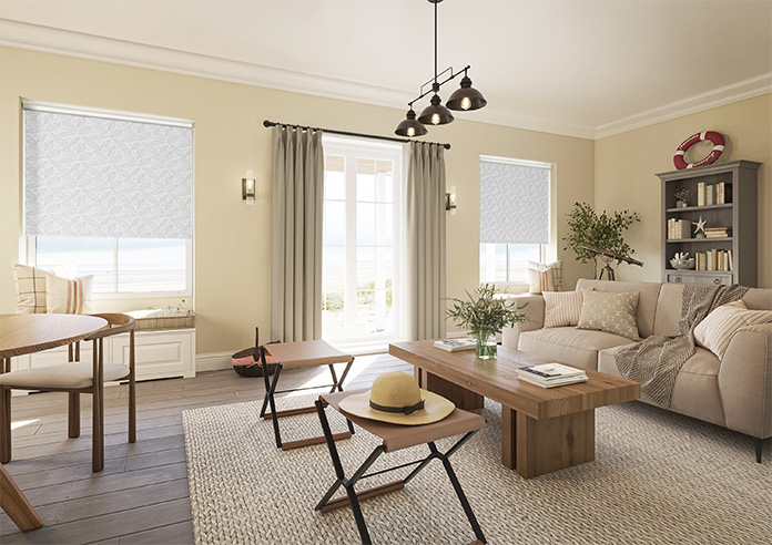 Falling Leaves, Feather Grey - Twist&Fit Roller Blind - Image 7
